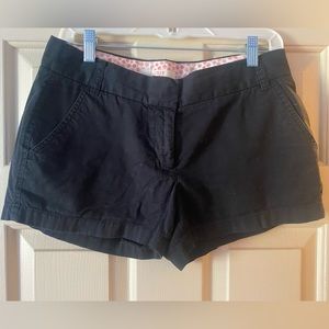 J.crew chino black shorts size 4